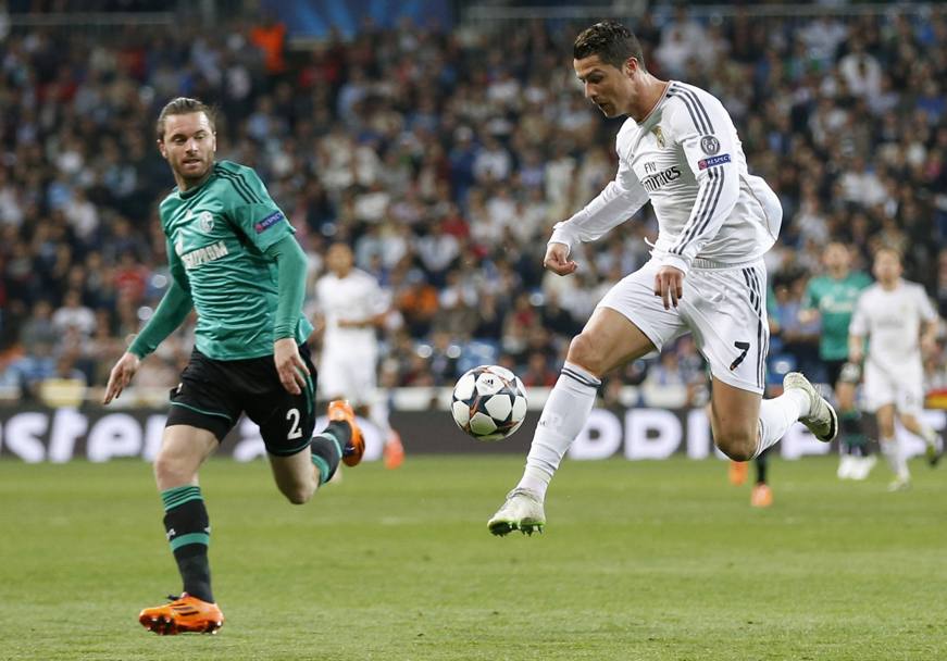 Controllo delizioso di Ronaldo. Reuters